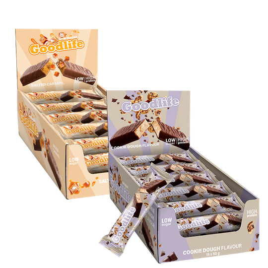 30 x Goodlife vähäsokerinen proteiinipatukka 50 g