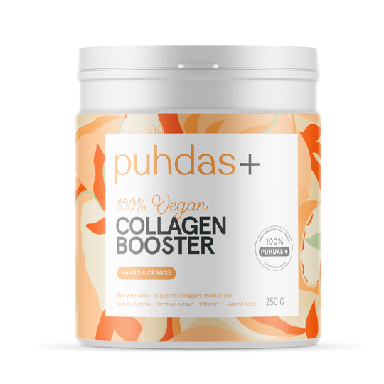 Puhdas+ Collagen Booster vegan Mango&Appelsiini 250g