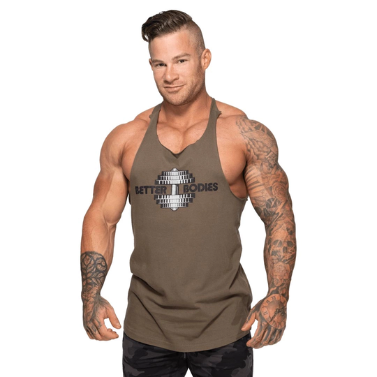 Better Bodies Team Bb Stringer V2 Washed Green S