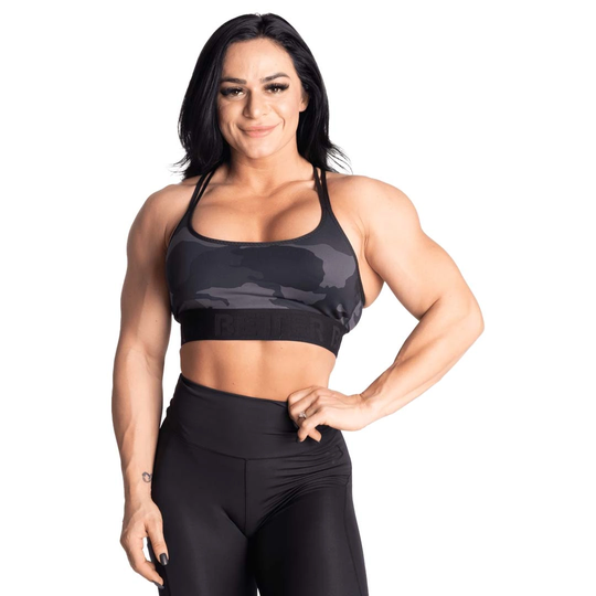 Better Bodies Gym Sports Bra Dark Camo L