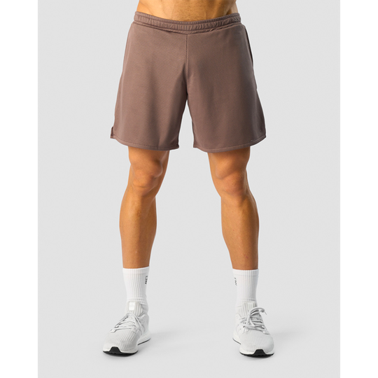 Revive Mesh Shorts Men, Dusty Brown