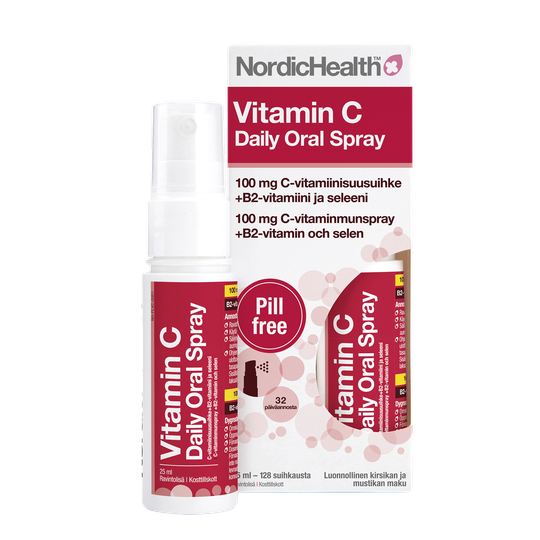 Nordic Health C-vitamiini -suusuihke 25 ml