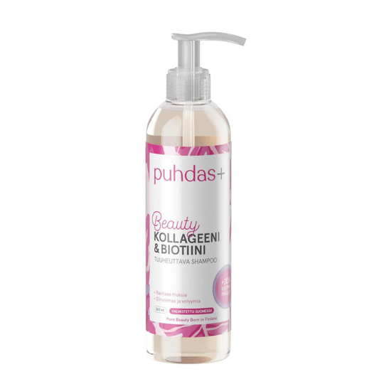 Puhdas+ kollageeni & biotiini shampoo 200 ml