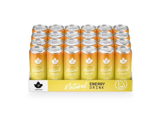 Puhdistamo Natural Energy Drink Orange Lemonade 24x330ml
