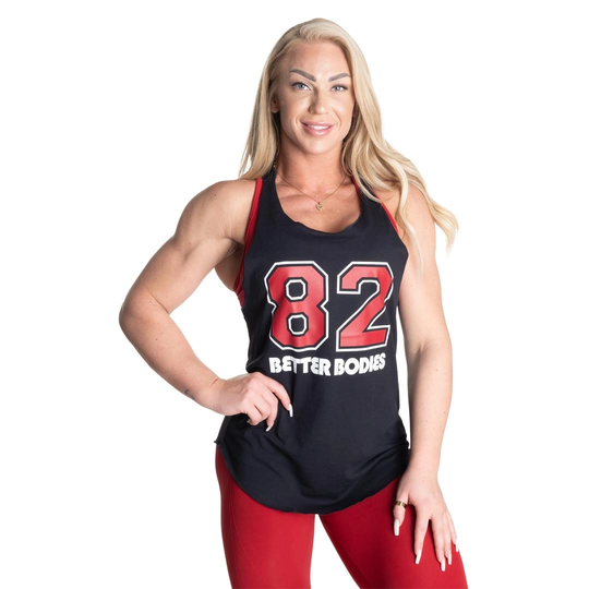 Better Bodies 82 Bowery Tank Black/red Xl