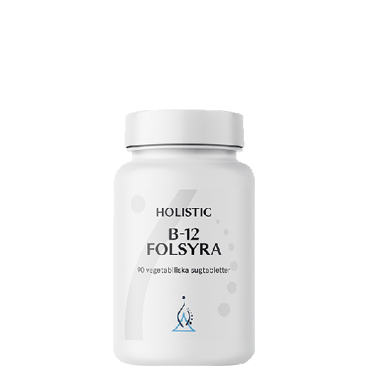 B12 Foolihappo 90 kasviperäistä imeskelytablettia