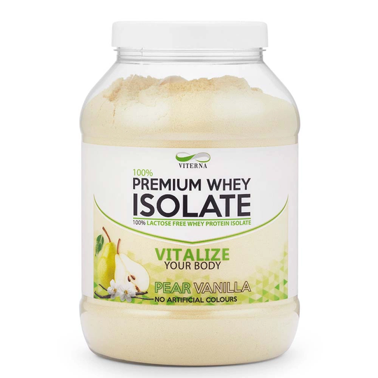 Viterna 100% Premium Whey Isolate 900 G Vanilla Pear