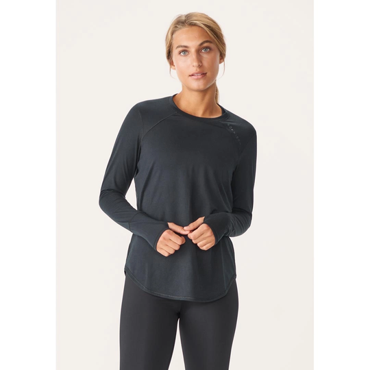 Röhnisch Clara Loose Long Sleeve Black Xs