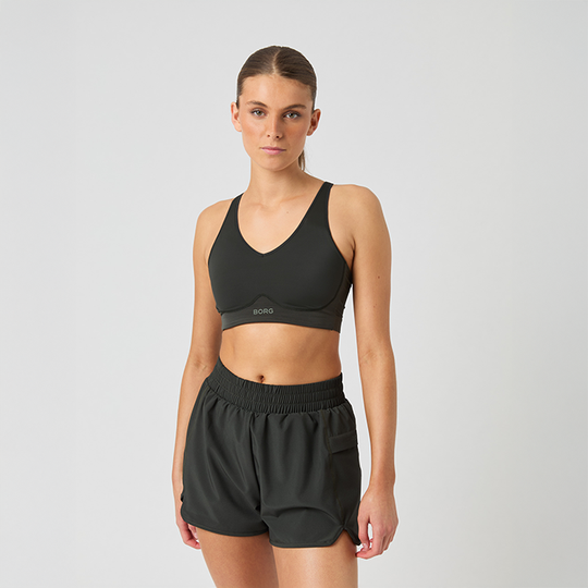 Mid V Support Sports Bra Peat