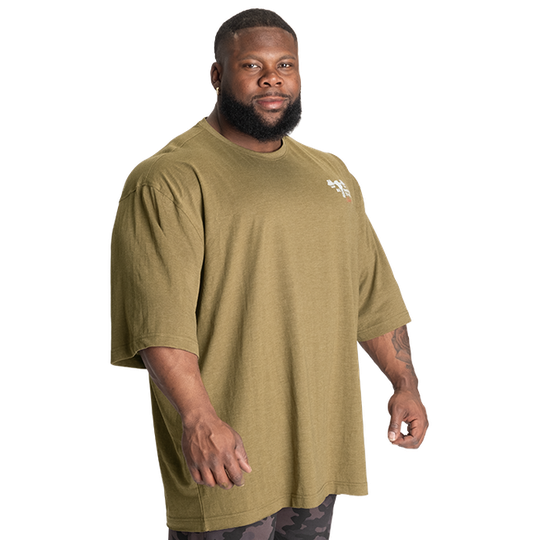 Harder To Kill Iron Tee, Army Green Melange