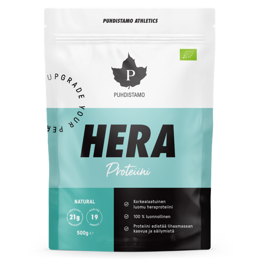 Puhdistamo Athletics Heraproteiini, Natural 500g