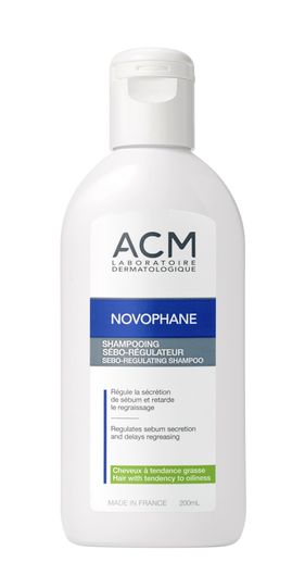 ACM Novophane Sebo-Regulating 200 ml rasvoittumista ehkäisevä