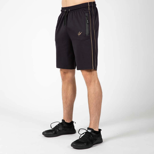 Gorilla Wear Wenden Track Shorts Black/gold Xxxl