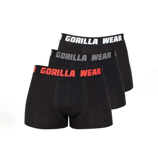 Gorilla Wear Boxershorts 3-pack Black L