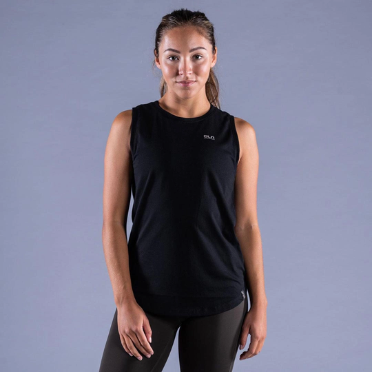 Cln Push Ws Tank Black Xs