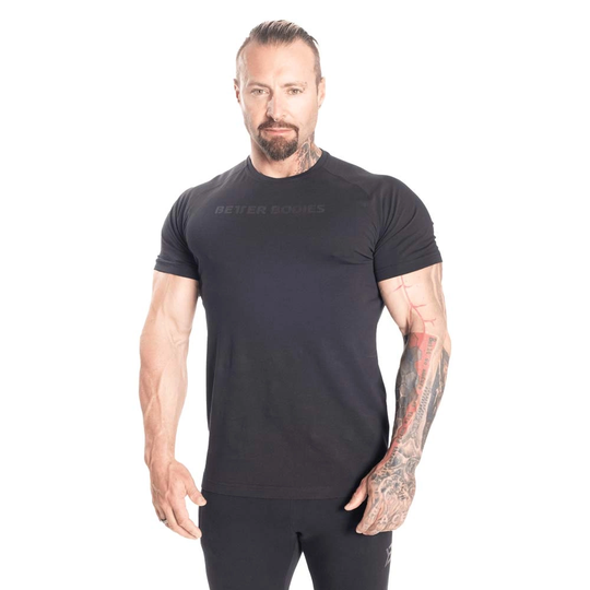 Better Bodies Gym Tapered Tee Black/black Xl