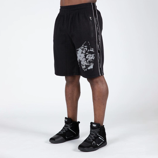 Gorilla Wear Buffalo Old School Workout Shorts Black/grey