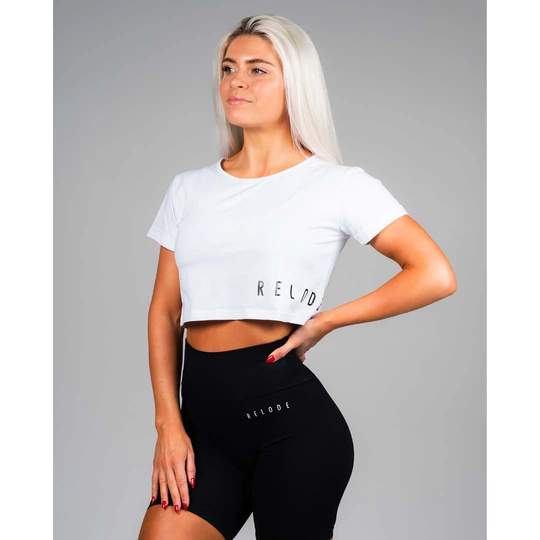 Relode Mercy Cropped T-shirt White Xl
