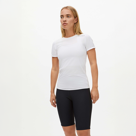 Jacquard T-paita Valkoinen