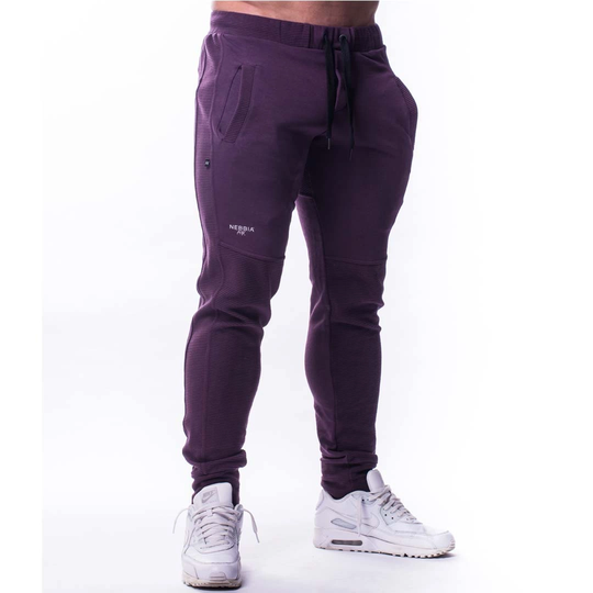 Nebbia Aw Joggers Burgundy