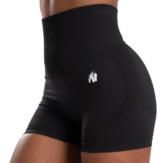Olivia Seamless Shorts, Black