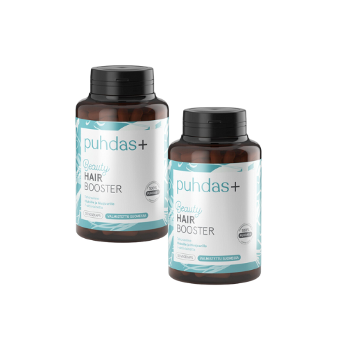 Puhdas+ Hair Booster kampanjapakkaus 2 x 120 kaps