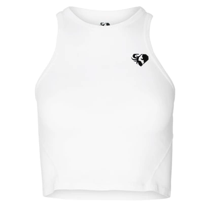 Womens Best Crop Top White