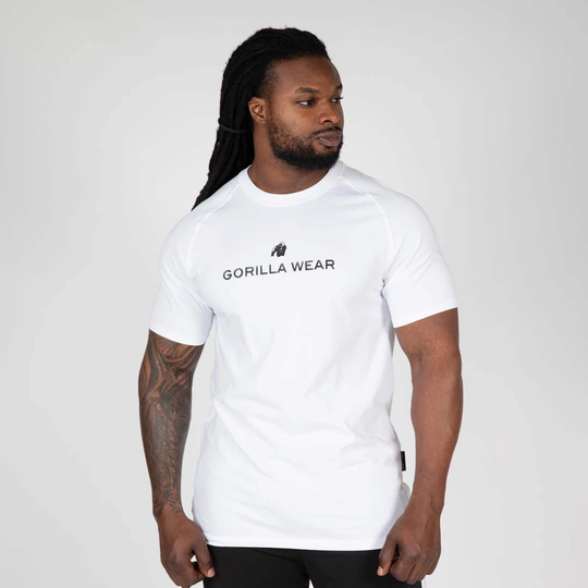 Gorilla Wear Davis T-shirt White Xxxxl