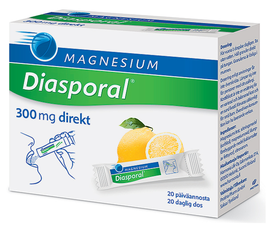 Diasporal magnesium 300 Direkt 20 kpl