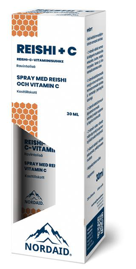 Nordaid Reishi+C -vitamiinisuihke 30 ml