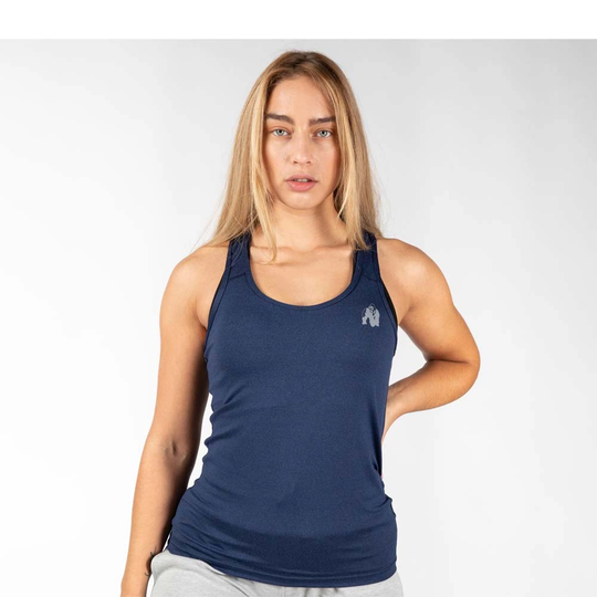 Gorilla Wear Aspen Tank Top Navy Blue S