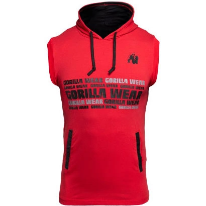 Gorilla Wear Melbourne Sl Hooded T-shirt Red Xl