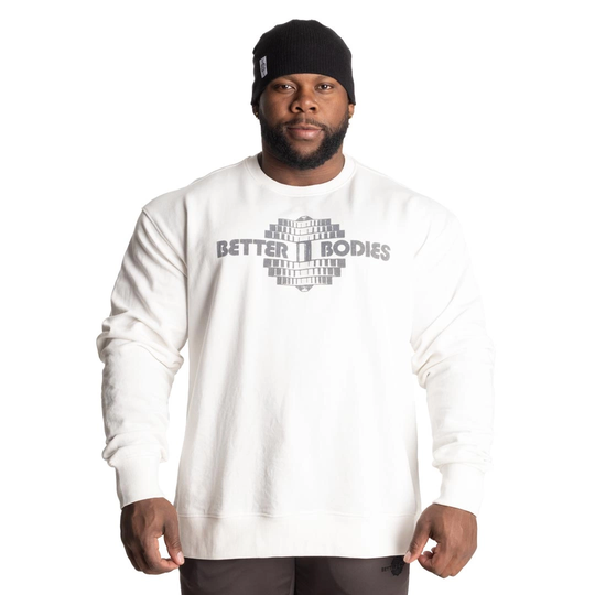 Better Bodies Union Crewneck Offwhite Xxxxl