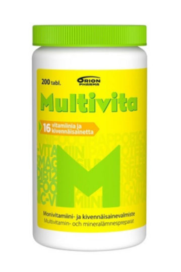 Multivita Monivitamiini 200 tabl