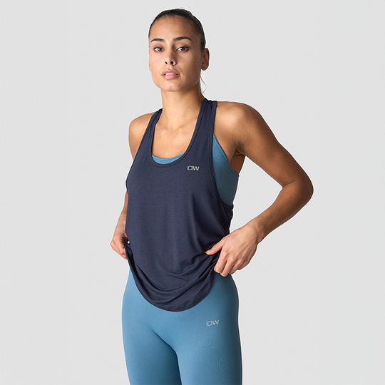 Everyday Racerback Tank Top, Navy