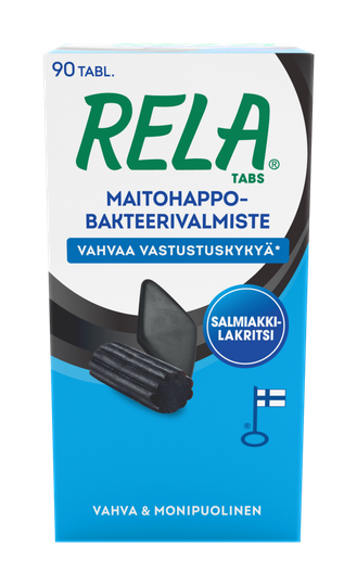 Rela Tabs Salmiakki-Lakritsi 90 tabl