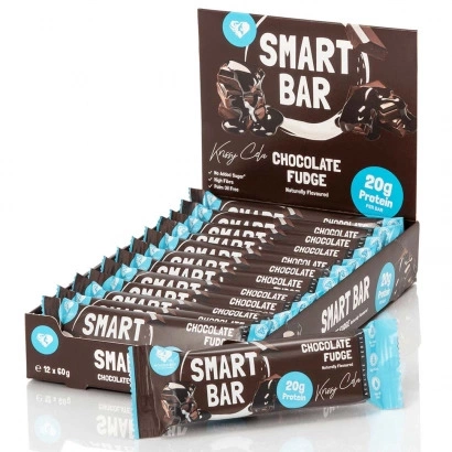 12 X Womens Best Smart Protein Bar 60 G Chocolate Fudge