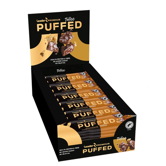 24 X Leader Promour Puffed Bar 40 G