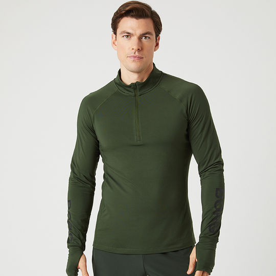 Treenipaita Half Zip Vihreä
