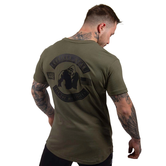 Gorilla Wear Detroit T-shirt Army Green L