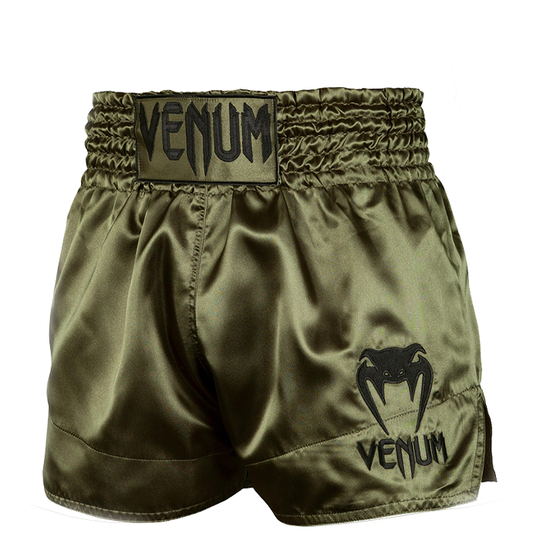 Classic-Muay Thai -Shortsit Khaki/Musta