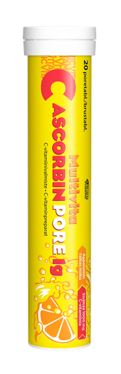 Multivita Ascorbin Pore 20 poretabl 1 g