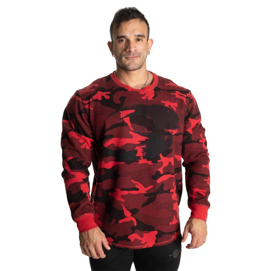 Gasp Thermal Logo Sweater Red Camo Xxxl