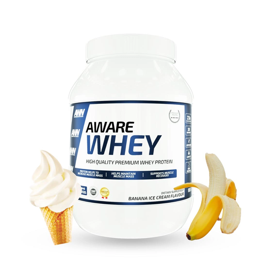 Aware Nutrition 100% Whey 900 G Banana Ice Cream