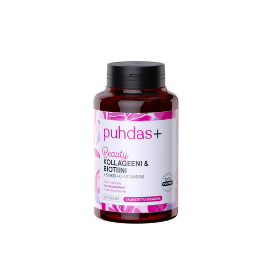 Puhdas+ Beauty kollageeni & biotiini 120 kaps