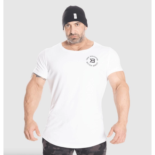 Better Bodies Wide Neck Tee White Xxl