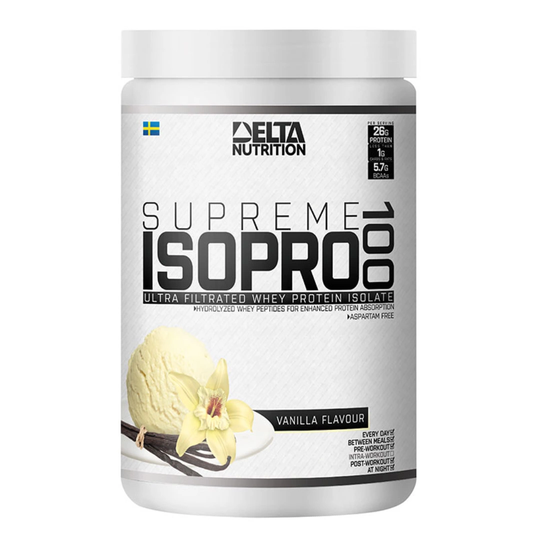 Delta Nutrition Supreme Iso Pro 100 900 G Vanilla