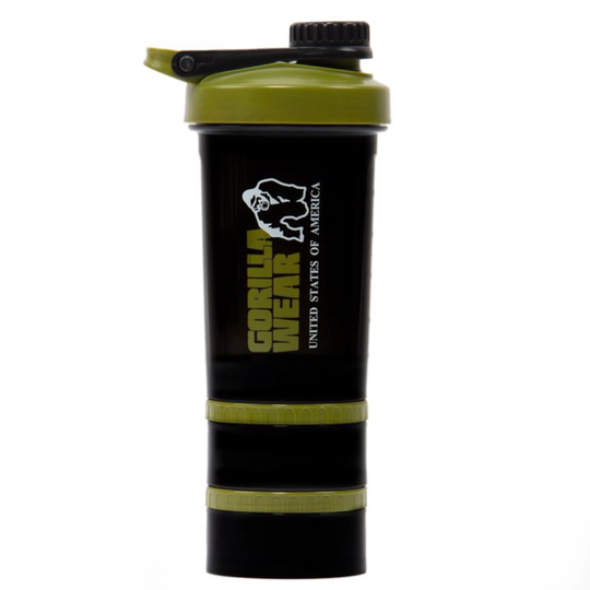 Gorilla Wear Shaker 2 Go 760 Ml Black & Army Green