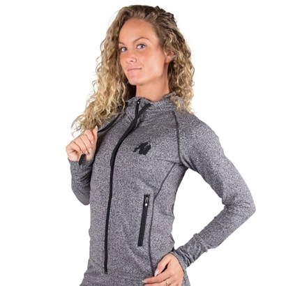 Gorilla Wear Shawnee Zipped Hoodie Mixed Grey