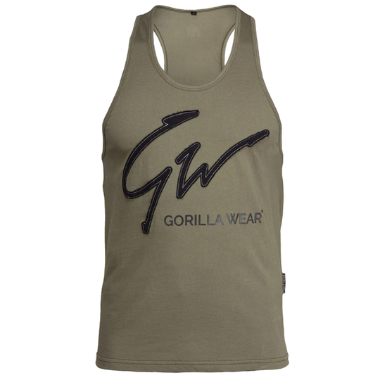 Gorilla Wear Evansville Tank Top Army Green M